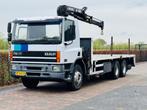 DAF 75 240 HIAB 085 KRAAN, Auto's, Vrachtwagens, Euro 2, Wit, Grijs, Particulier