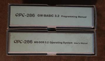 OPC-286 MS-DOS 3.2 en GW-BASIC 3.2 beschikbaar voor biedingen