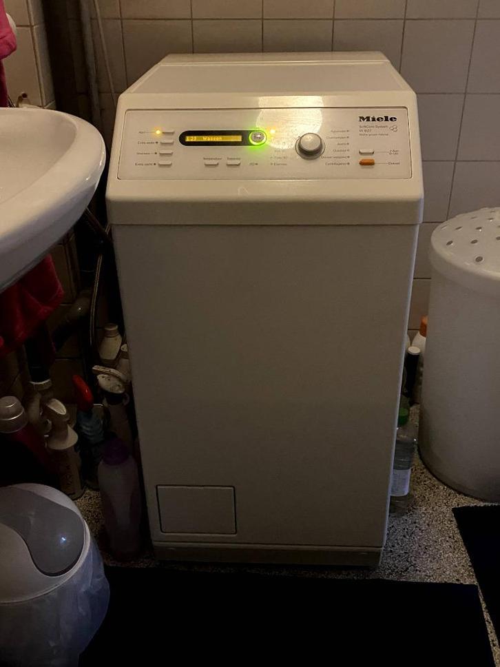 Wasmachine Miele, bovenlader, Witgoed en Apparatuur, Wasmachines, Gebruikt, Bovenlader, 4 tot 6 kg, 90 tot 95 cm, 1200 tot 1600 toeren