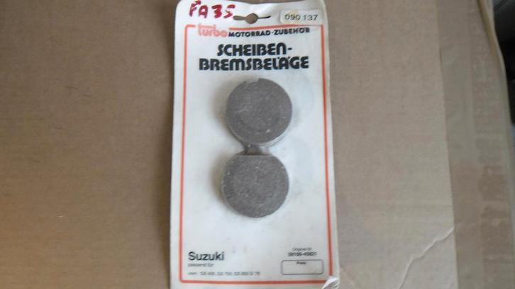 remblokken gt gs dr ls 125 250 400 500 550 750 850 1000 rem, Motoren, Onderdelen | Suzuki, Nieuw, Ophalen of Verzenden