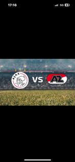 Te koop 2 kaarten Ajax-Az naast elkaar, Tickets en Kaartjes, Twee personen, Oktober