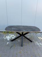 Marmer look eettafel 160 x 80 cm, Huis en Inrichting, Tafels | Eettafels, Ophalen