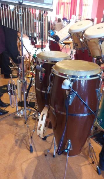 MEINL Congaset, Barchimes en kist met smallpercussie en meer beschikbaar voor biedingen