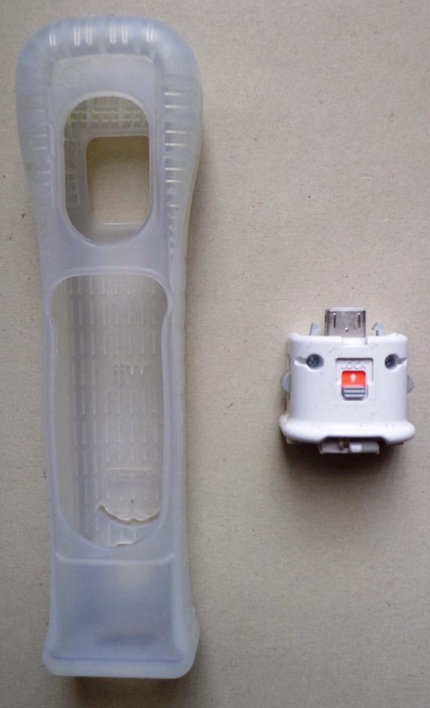 Originele Motion Plus Adapter Wit +verlengd siliconen hoesje, Spelcomputers en Games, Games | Nintendo Wii, Zo goed als nieuw