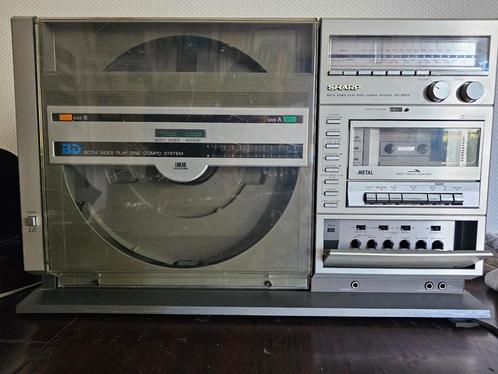 Kapotte Sharp VZ-3000 Compo Systeem voor Onderdelen, Audio, Tv en Foto, Stereo-sets, Niet werkend, Cassettedeck, Tuner of Radio