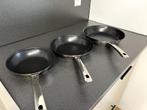 WMF koekenpannen set 21, 25 en 29 cm, alle warmtebronnen, Gebruikt, Ophalen of Verzenden, Rvs, Keramische plaat