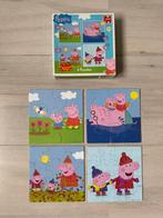 Peppa Pig 4 in 1 puzzel, Minder dan 10 stukjes, Gebruikt, Ophalen of Verzenden, 2 tot 4 jaar