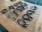 Audio Verloop Kabels - 13 Stuks, Muziek en Instrumenten, Kabels en Stekkers, Gebruikt, Ophalen of Verzenden, Nvt, Apparatuur