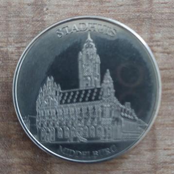 Herdenkingsmunt Middelburg-Stadhuis uit 2009. beschikbaar voor biedingen