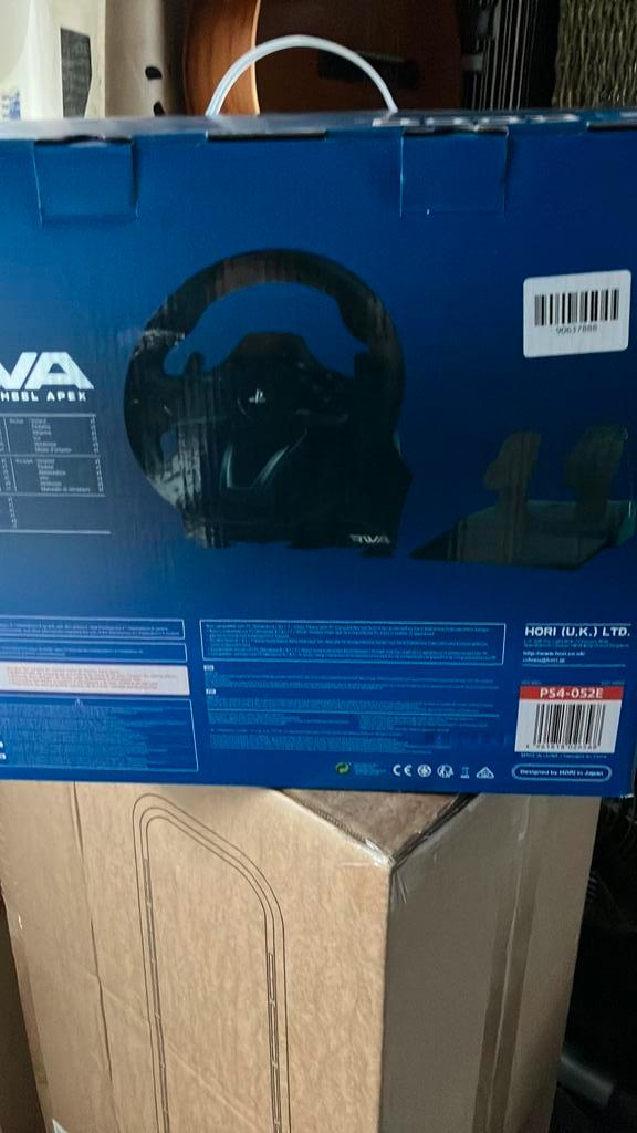 PlayStation Hori apex racestuur PS4-052E, Spelcomputers en Games, Spelcomputers | Sony PlayStation Consoles | Accessoires, Nieuw