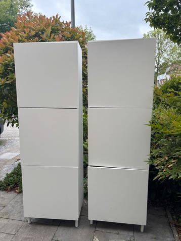 2x witte kleding kasten van Ikea (PLATSA)