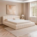 Teddy Amour bed Japandi Stijl 140,160 en 180x200cm € 649,-, Japandi, Eenpersoons, Wit, Nieuw