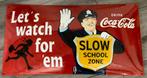 Emaille bord COCA COLA 65x35 cm, Verzamelen, Ophalen of Verzenden, Gebruikt, Reclamebord