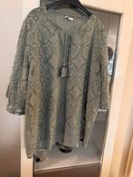 MS Mode Tuniek Maat 52 khaki, Kleding | Dames, Grote Maten, Blouse of Tuniek, Ophalen of Verzenden, Zo goed als nieuw, MS Mode