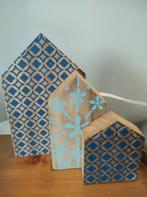 Houten huisjes decoratie set, Ophalen