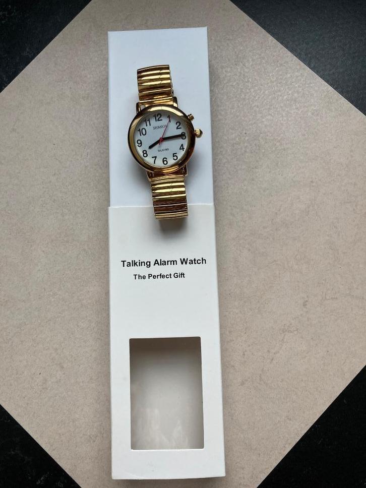 Engels Sprekend Horloge - unisex - voor slechtziende, Sieraden, Tassen en Uiterlijk, Horloges | Heren, Nieuw, Overige merken, Ophalen of Verzenden