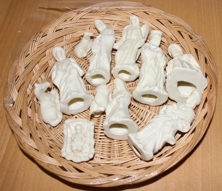 11-delig Porseleinen kerstgroep - 104325, Diversen, Kerst, Zo goed als nieuw, Ophalen of Verzenden