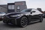 BMW I4 M50 High Executive 84 kWh|Schuifdak|H&K|Carbon|Head U, Auto's, BMW, Gebruikt, 520 km, Adaptive Cruise Control, Zwart