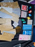 Goud zilver stickers  Cirkelsnijder. Sjablonen., Ophalen of Verzenden, Nieuw, Overige thema's, Overige typen