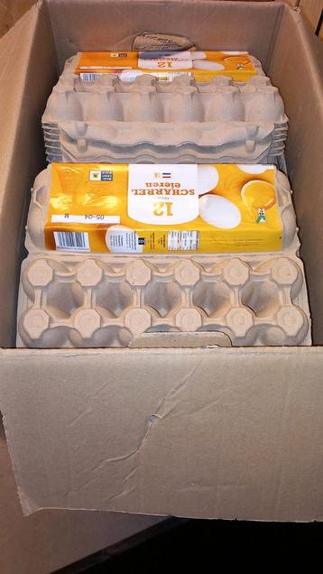 lege eierdoosjes, inhoud - 12 stuks beschikbaar voor biedingen