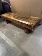 Massief houten tafel / tv meubel/bankje, Huis en Inrichting, Tafels | Sidetables, Ophalen, 100 tot 150 cm, Zo goed als nieuw, X