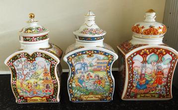 3 Sadler theebussen: Sadler The World of Tea Collection.  beschikbaar voor biedingen