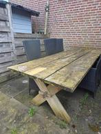 Tuin tafel, Tuin en Terras, Ophalen, Gebruikt, Rechthoekig