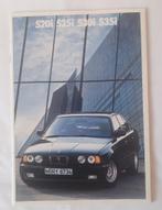 BMW E34 (type 5) originele kleurenfolders uit 1987 (47 blz.), BMW, BMW, Ophalen of Verzenden, Zo goed als nieuw