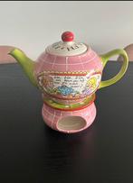 Blond theepot + theelicht, Antiek en Kunst, Ophalen