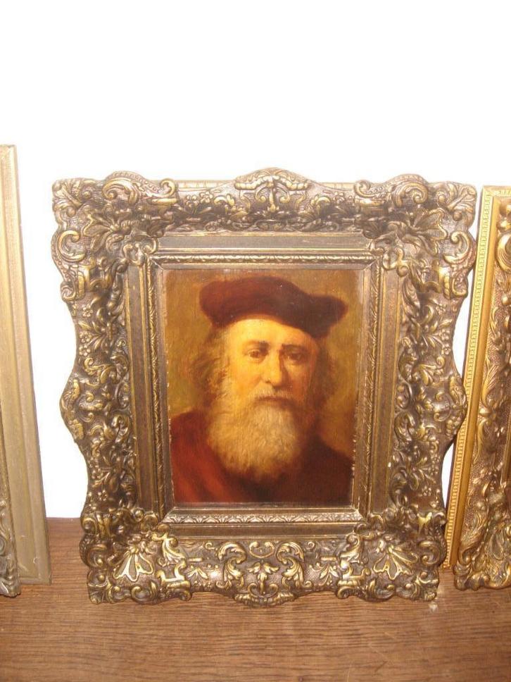 Johannes Theuns, ( 1877- 1961 ), Portret - Rembrandt., Antiek en Kunst, Kunst | Schilderijen | Klassiek, Ophalen of Verzenden