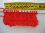 Breien of Haken Restant 1 Streng Rood 200 Gr, Ophalen of Verzenden, Nieuw, Breien of Haken, Wol of Garen