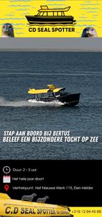 Zeehondentocht Den Helder met C.D Seal Spotter, Tickets en Kaartjes