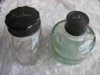 Set van 2 Oude inktpotjes / Inkt Flesjes - Parker & Talens, Verzenden