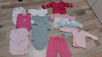 Maat 44 kleding, rompers, meisje roze beschikbaar voor biedingen