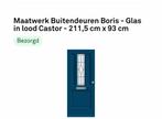 Nieuwe Voordeur Boris - Glas in Lood 211,5x93cm, 80 tot 100 cm, Nieuw, Ophalen of Verzenden, Buitendeur