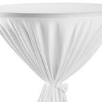 Statafelrok met strik model garden kleur wit, Ophalen of Verzenden, Nieuw, Rond