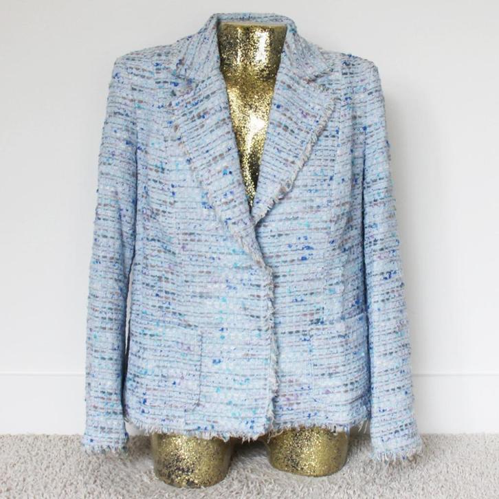 Prachtige Amania Mo Blazer - 93 (Maat 42) € 65,-, Kleding | Dames, Jasjes, Kostuums en Pakken, Zo goed als nieuw, Jasje, Maat 42/44 (L)
