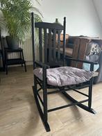 Mooie zwarte schommelstoel, Ophalen, Gebruikt, Zwart, Eén