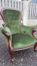 BIEDERMEIER mahonie fauteuil, Antiek en Kunst, Ophalen