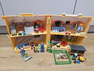 Playmobil 4374 meeneem dierenkliniek met extra dieren sets beschikbaar voor biedingen