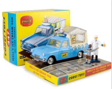 Ford Thames Wall's Ice Van & 2 figuren 1/46 CORGI NEW R. 447 beschikbaar voor biedingen
