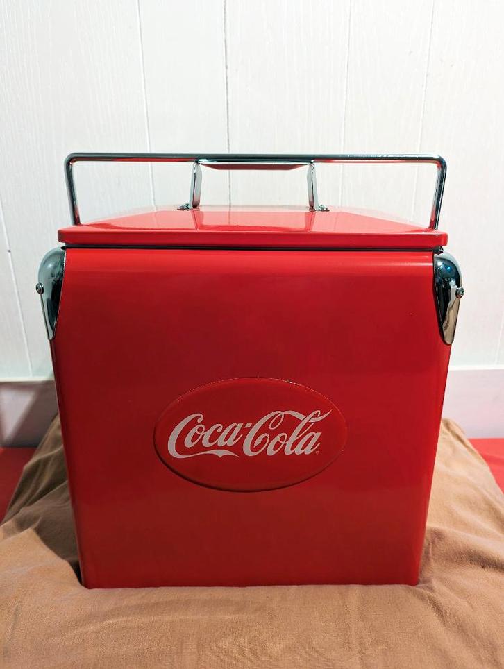 Senza Coca Cola Retro Koelbox - Rood - 24232, Caravans en Kamperen, Koelboxen, Nieuw, Koelbox, Koelelement, Ophalen of Verzenden
