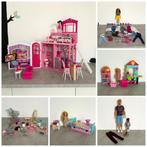 Inklapbaar barbiehuis met veel extra’s, Ophalen of Verzenden, Zo goed als nieuw, Poppenhuis