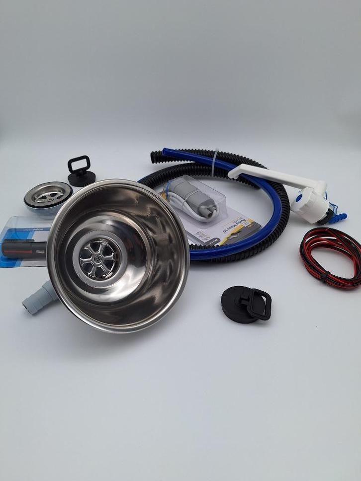 Zelf keukenblok keukenblokje maken met camper Wasbak set, Caravans en Kamperen, Camper-accessoires, Nieuw, Verzenden