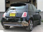 Fiat 500 E 24kwh |Pano|Stoelverwarming|Cruise|Airco, Gebruikt, 4 stoelen, Zwart, Leder