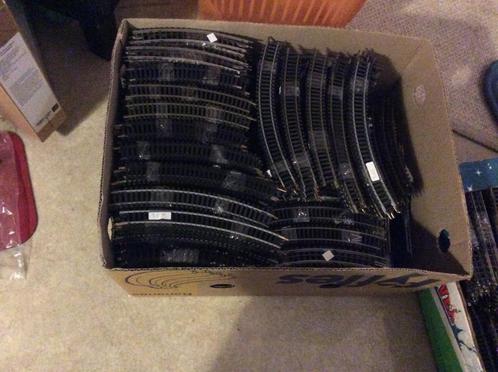2 dozen vol rails, bochten, recht, enz. voornameljk Trix, Hobby en Vrije tijd, Modeltreinen | H0, Gebruikt, Rails, Trix, Ophalen of Verzenden