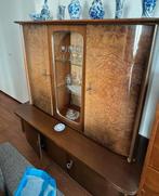 Vintage vitrinekast / dressoir – jaren ’50/’60, Huis en Inrichting, Kasten | Buffetkasten, Ophalen, Gebruikt, 50 tot 100 cm, Met lade(s)