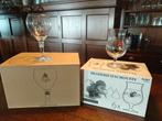 Bierglazen Leffe (6) en La Chouffe (6), Verzamelen, Glas en Borrelglaasjes, Ophalen, Zo goed als nieuw, Bierglas