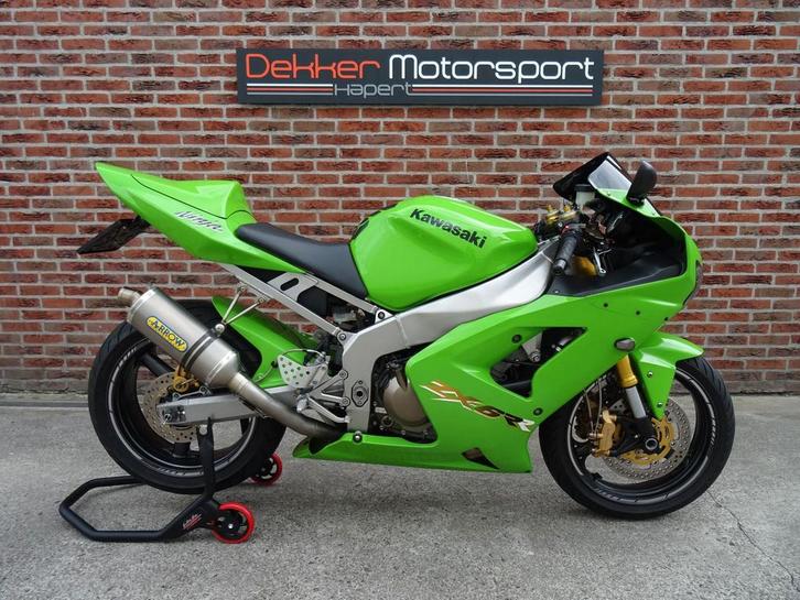 Kawasaki ZX6RR Ninja # 2003 # 52.500KM # Groen # Full Option, Motoren, Motoren | Kawasaki, Particulier, Super Sport, meer dan 35 kW