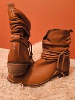 Bruine enkel laarsjes maat 39, Ophalen of Verzenden, Zo goed als nieuw, Bruin